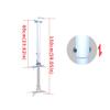 JJTOOLS Projector Stand Tripod Wall-mounted Projector Round Tube Project Projector Ceiling Carbon Steel Hanger Can Be Extended 1.5 Meters Suitable for Home Or Office Projector Wall Mount view 2