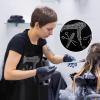 Coume Hair Stylist Apron Hairstylist Salon Apron with Rhinestone Tools and 3 Pockets Hairdresser Barber Aprons(Trendy) view 2