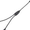 5 Pin Xlr Connector U174 Adapter Female Dual Male Twin Plug Aplitter Cable Cord for Airbus Bose a320 a20 a30 Pilot Aviation Headet GA Headphone(5-pin,Black,Wired) view 3
