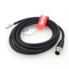 DRRI M12 8-Pins Male Sensor Connector to Fly Lead Waterproof Electrical Shield Cable for Automation Application view 3