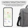 RAGBUSCLE Global Tracking Device GPS Tracker, Key Locator Item Finders Locator, Luggage Tracker GPS Key Locator Bags Wallets Pet Phone Finder Works with Apple Find My, Black view 2