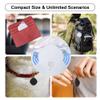 RAGBUSCLE Global Tracking Device GPS Tracker, Key Locator Item Finders Locator, Luggage Tracker GPS Key Locator Bags Wallets Pet Phone Finder Works with Apple Find My, Black view 3