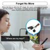 RAGBUSCLE Global Tracking Device GPS Tracker, Key Locator Item Finders Locator, Luggage Tracker GPS Key Locator Bags Wallets Pet Phone Finder Works with Apple Find My, Black view 4
