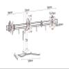 DL-NP230 Triple Screen 15-27" LCD Tv Table Mount Monitor Desktop Holder Three Support Led Bracket LCD view 3