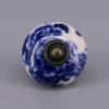Southst 1x Various Models Ornate Blue Red Floral Knobs for Cabinets & Cupboards - Hand Painted Pulls Handle - (Color: J) view 1