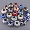 Southst 1x Various Models Ornate Blue Red Floral Knobs for Cabinets & Cupboards - Hand Painted Pulls Handle - (Color: J) view 3