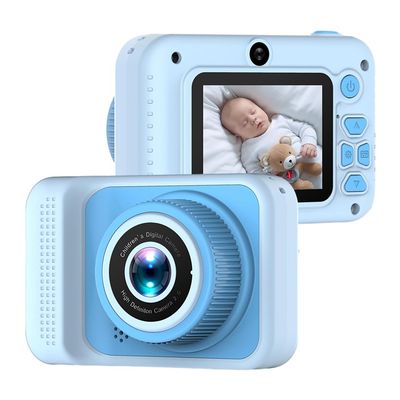 Andoer Children's Photo Camera, Children's Photo Camera, 1080P 20MP Camera Photos Children 2.0 Inch Screen with 4X Digital Zoom, Birthday Gifts 3-12 Years Boys and Girls, azul
