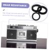 OSALADI 3pcs Cassette Tape Recorder Rubber Drive Belts for Maintenance Compatible Cassette Recorders Smooth Easy to Install view 2
