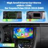 8 Core Android 13 Car Stereo for Toyota Prius 2010-2015, 9" HD Touchscreen for Prius, Wireless CarPlay/Android Auto, 5G WiFi, Bluetooth 5.0, 32EQ, 1280 * 720, 6+128G view 2
