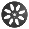 1/4 7 Inch Empty Tape Reel, Universal Open Reel Sound Tape Empty Reel, 8 Holes Aluminum Reel Tape Reel, Low Noise Opening Machine Part (Black) view 1