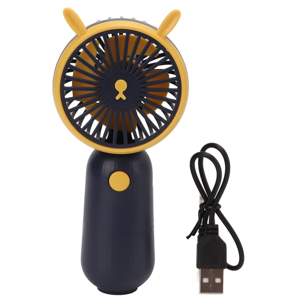 Ddewing Handheld USB Fan USB Charging Fan Portable Cartoon Animals Shaped Powerful Small Fan for Outdoor Activities Travelling Portable Small Fan for Home Outdoor
