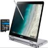 Samsung Chromebook Plus V2 12.2" Business 2-in-1 Laptop (Intel Celeron 3965Y, 4GB LPDDR3, 64GB SSD, Active Pen, WiFi 5, Webcam, Chrome OS) w/256GB microSDXC Card view 1