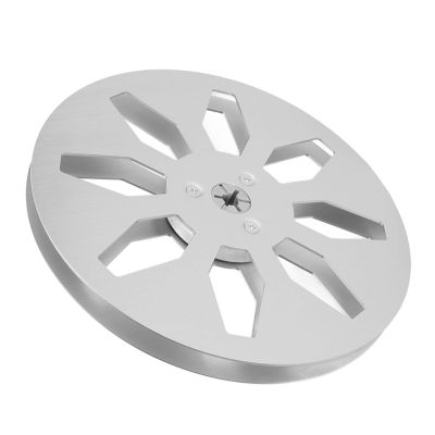 GOWENIC 1/4 7 Inch Empty Tape Reel, Universal Open Reel Sound Tape Empty Reel, 8 Holes Aluminum Reel Tape Reel, Low Noise Opening Machine Part (Silver), GOWENICxsa9nu3gcw-12