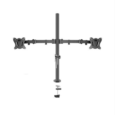 400mm DL-T902-240 Desktop Stand Full Motion 360 Degree Steel Monitor Holder 10"-27" Clamp Base Monitor Mount Arm Load 12kg (Color : with Grommet Base)
