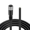 DRRI M12 8-Pins Female Sensor Connector to Fly Lead Waterproof Electrical Shield Cable for Automation Application (M12 8P Female Cable) view 1