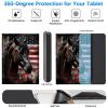 BREIDMKFM Keyboard Case for Samsung Galaxy Tab S6 Lite 2022/2020, Galaxy Tab S6 Lite SM-P610/P613/P615/P619 Tablet Cover with Detachable Wireless Bluetooth Keyboard, Horse American Flag view 3