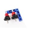 DEMCAY 90 Degrees L-Shaped Auxiliary Fixture Splicing Board Positioning Panel Fixed Clip Carpenter's Square Ruler Woodworking Tool (Color : 160MM) view 3