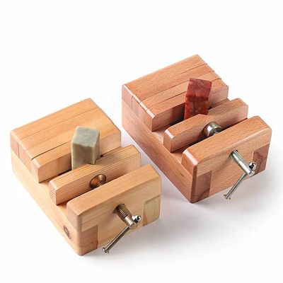 DIY Stamp Wood Working Tool Mini Flat Pliers Vise Clamp Table Bench Vice Seal Hand Tools for Woodworking Carving Engraving (Color : L 12x8.5x5.5cm)