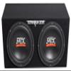 Audiosavings Bundle: (1) Pair Rockville RPB3-BLACK Handheld Wireless Linking Portable Bluetooth Speakers Bundle with (1) MTX Terminator TNE212DV 1000 Watt RMS Dual 12 Subs + Vented Sub Box (3 Items) view 2