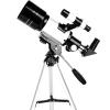 Astronomical Telescope,Adults 70mm Astronomical Refractor Hd Telescopes Monocular,with Tripod,with Phone Mount Starfinder and 90Zenith Mirror view 2