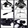 Astronomical Telescope,Adults 70mm Astronomical Refractor Hd Telescopes Monocular,with Tripod,with Phone Mount Starfinder and 90Zenith Mirror view 4