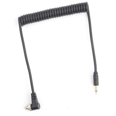 2.5mm to Male Flash PC Sync Cable, 2.5mm to Male Flash Cord with Screw Lock for Cameras and Flash
