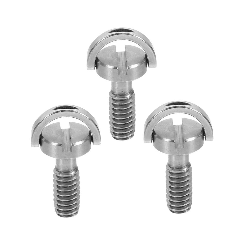 Gadpiparty 6pcs Stainless Steel Camera Screw Quick Release Plate Mounting Fixing Screw Shaft