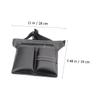 DOITOOL Hair Stylist Waist Bag Barber Pouch for Scissors Comb Hair Tools Organizer for Salons and Grooming Black view 4