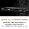 QNAP 12-Port 100GbE Half-Width Rackmount Layer 2 Managed Switch with Four 100GbE QSFP28 and Eight 25GbE SFP28 Ports (QSW-M7308R-4X-US) view 4