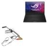 BoxWave Adapter Compatible with ASUS ROG Zephyrus G15 (GA502) - Micro SD Card miniReader, USB Type-C OTG Reader USB3.0 Adapter Keychain - Metallic Silver view 1