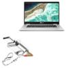 BoxWave Adapter Compatible with ASUS Chromebook C523 - Micro SD Card miniReader, USB Type-C OTG Reader USB3.0 Adapter Keychain - Metallic Silver view 1