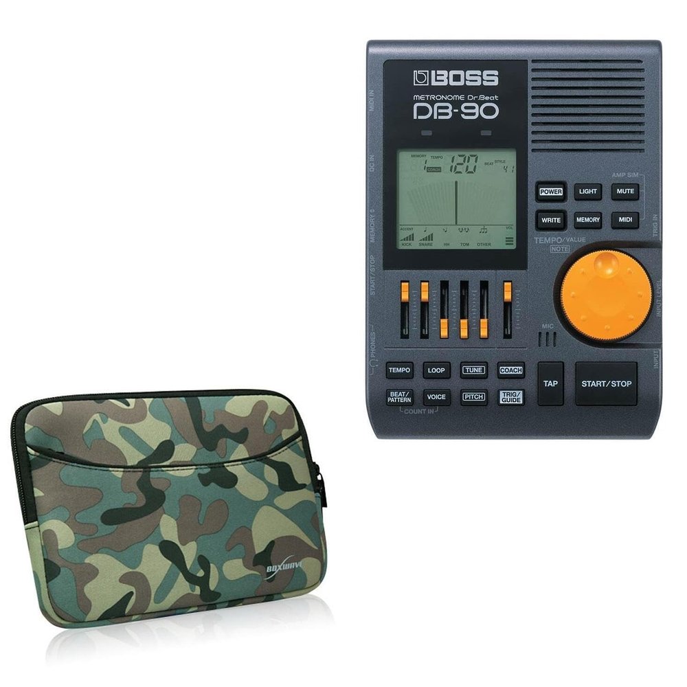 BoxWave Case Compatible with BOSS DB-90 Dr. Beat - Camouflage Suit with Pocket, Neoprene Camo Suit Zipper Pocket for Storage