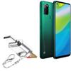 BoxWave Adapter Compatible with BLU V91 - Micro SD Card miniReader, USB Type-C OTG Reader USB3.0 Adapter Keychain - Metallic Silver view 1