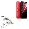 BoxWave Adapter Compatible with Nubia Red Magic 5G - Micro SD Card miniReader, USB Type-C OTG Reader USB3.0 Adapter Keychain - Metallic Silver view 1