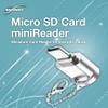 BoxWave Adapter Compatible with Zebra TC20 - Micro SD Card miniReader, USB Type-C OTG Reader USB3.0 Adapter Keychain - Metallic Silver view 1