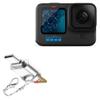 BoxWave Adapter Compatible with GoPro Hero11 Black - Micro SD Card miniReader, USB Type-C OTG Reader USB3.0 Adapter Keychain - Metallic Silver view 1