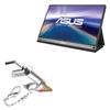 BoxWave Adapter Compatible with ASUS ZenScreen Go MB16AP - Micro SD Card miniReader, USB Type-C OTG Reader USB3.0 Adapter Keychain - Metallic Silver view 1
