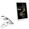 BoxWave Adapter Compatible with ASUS ZenPad 3S 10 - Micro SD Card miniReader, USB Type-C OTG Reader USB3.0 Adapter Keychain - Metallic Silver view 1