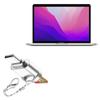 BoxWave Adapter Compatible with Apple MacBook Pro 13" (M2 2022) - Micro SD Card miniReader, USB Type-C OTG Reader USB3.0 Adapter Keychain - Metallic Silver view 1