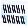 PartyKindom 20pairs Silicone Glasses Leg Sleeves Non- Spectacle Frame Accessories for Daily Use and Sports Black view 2
