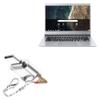 BoxWave Adapter Compatible with Acer Chromebook 514 with Touchscreen - Micro SD Card miniReader, USB Type-C OTG Reader USB3.0 Adapter Keychain - Metallic Silver
