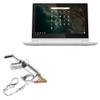 BoxWave Adapter Compatible with Lenovo Chromebook Flex 3 82HG0006US (11 in) - Micro SD Card miniReader, USB Type-C OTG Reader USB3.0 Adapter Keychain - Metallic Silver view 1