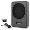 Pyle 8-Inch Low-Profile Amplified Subwoofer System - 600 Watt Compact Enclosed Active Underseat Car Audio Subwoofer with Built in Amp, Powered Car Subwoofer w/ Low & High Level Inputs - Pyle SBA8A.5 view 1