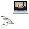 BoxWave Adapter Compatible with Google Pixelbook - Micro SD Card miniReader, USB Type-C OTG Reader USB3.0 Adapter Keychain - Metallic Silver view 1