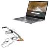 BoxWave Adapter Compatible with Acer Chromebook Spin 713 (CP713-2W) - Micro SD Card miniReader, USB Type-C OTG Reader USB3.0 Adapter Keychain - Metallic Silver view 1