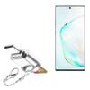 BoxWave Adapter Compatible with Samsung Galaxy Note 10 - Micro SD Card miniReader, USB Type-C OTG Reader USB3.0 Adapter Keychain - Metallic Silver view 1