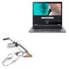 BoxWave Adapter Compatible with Acer Chromebook Spin 13 (CP713) - Micro SD Card miniReader, USB Type-C OTG Reader USB3.0 Adapter Keychain - Metallic Silver view 1