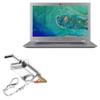 BoxWave Adapter Compatible with Acer Chromebook 15 (CB315) - Micro SD Card miniReader, USB Type-C OTG Reader USB3.0 Adapter Keychain - Metallic Silver view 1