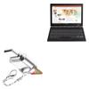 BoxWave Adapter Compatible with Lenovo Yoga Book C930 - Micro SD Card miniReader, USB Type-C OTG Reader USB3.0 Adapter Keychain - Metallic Silver view 1
