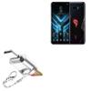 BoxWave Adapter Compatible with ASUS ROG Phone 3 - Micro SD Card miniReader, USB Type-C OTG Reader USB3.0 Adapter Keychain - Metallic Silver view 1